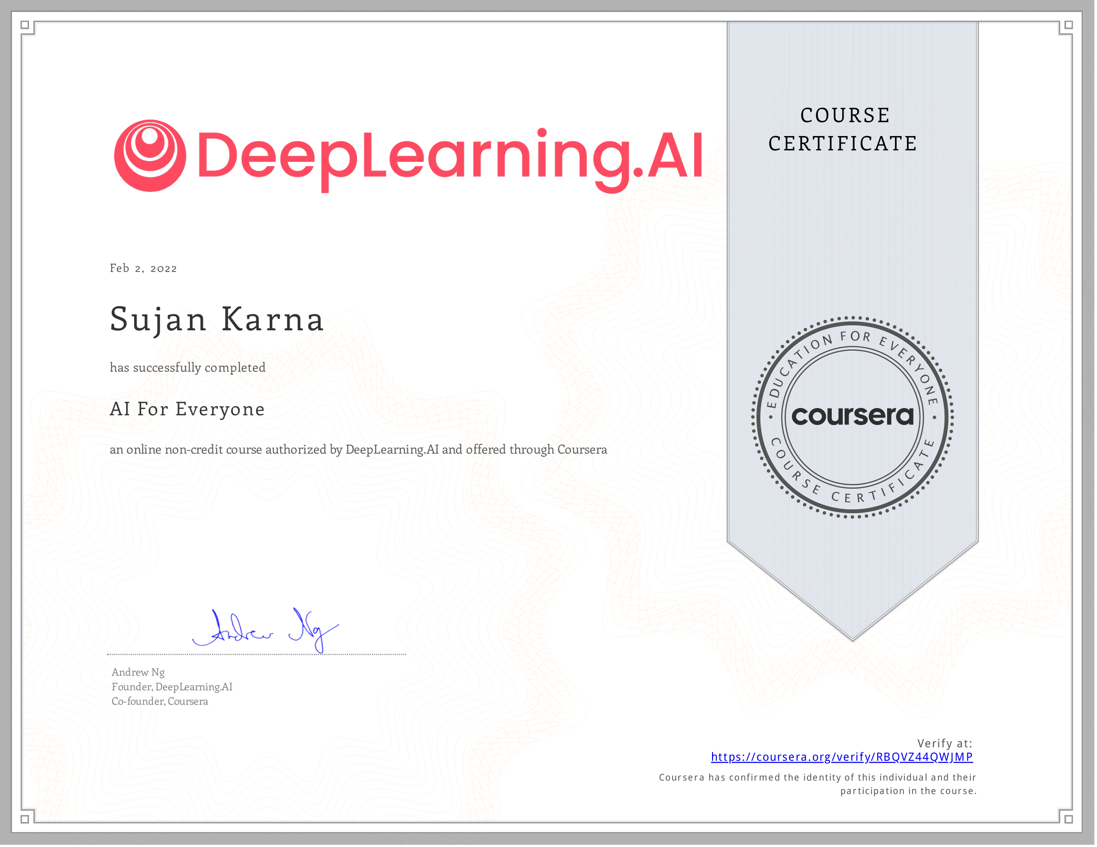 AI For Everyone